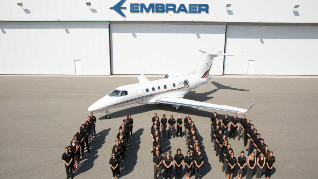 Embraer entrega el avión ejecutivo número 1100