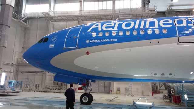 Aerolineas Argentinas recibirá su primer A330 «de fabrica»