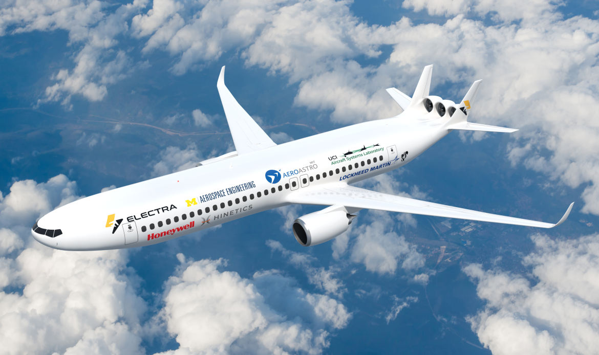 Electra presenta concepto de avión comercial híbrido-eléctrico para la aviación del futuro