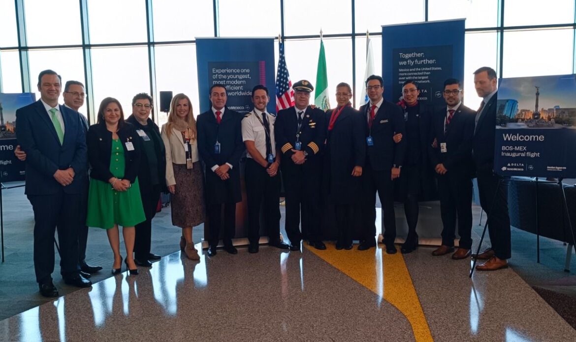 Alianza Aeroméxico-Delta reinicia vuelos entre Boston y Ciudad de México