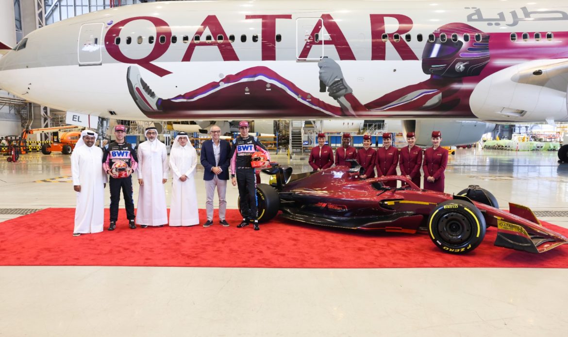 Qatar Airways presente durante Gran Premio de Fórmula 1 en Qatar