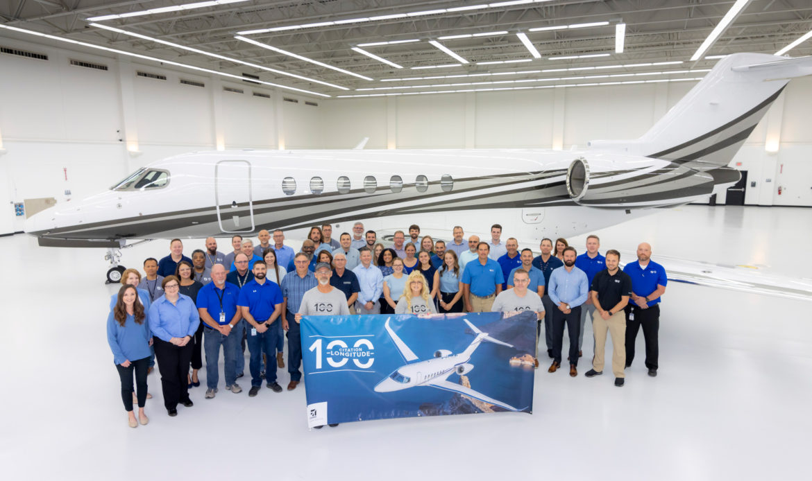 Textron Aviation hace entrega del Cessna Citation Longitude número 100
