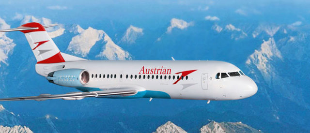 Austrian Airlines se despide el Fokker