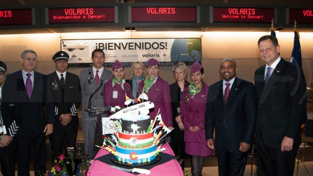 Vuelo inaugural de Volaris a Denver