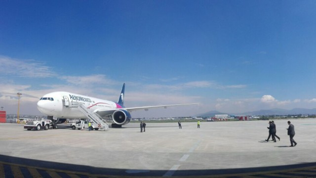 Presentación del avión 777: Aeroméxico-CDMX