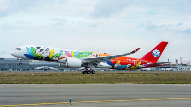 Air China y Sichuan Airlines reciben sus primeros A350
