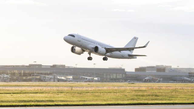 ACJ319neo establece un récord durante un vuelo de pruebas