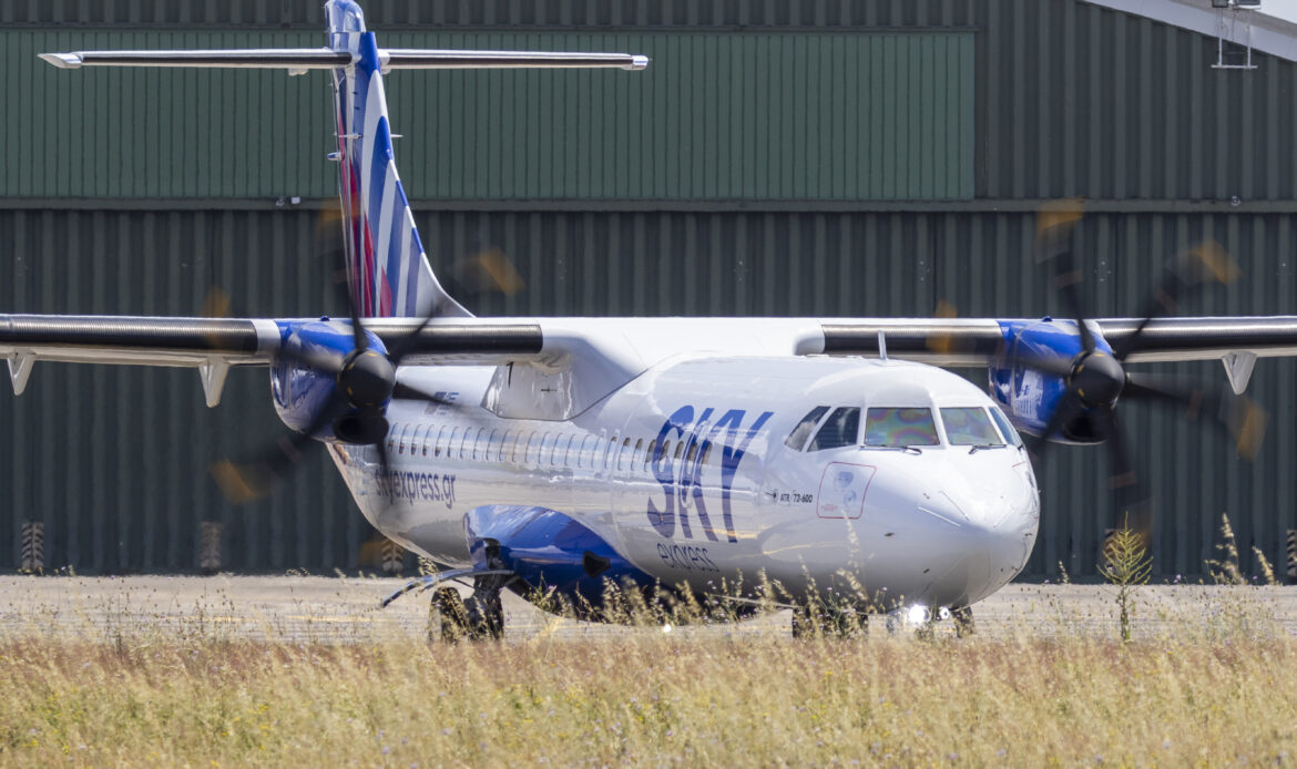 SKY express actualiza su flota con la llegada de nuevos aviones ATR