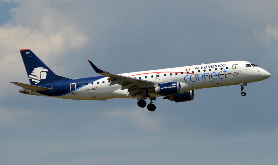 Vuelo de Aeroméxico es desviado tras humo en cabina