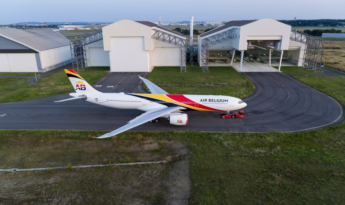 Muestran livery del primer A330neo de Air Belgium
