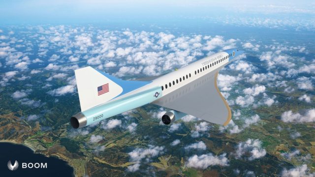 Boom Supersonic entra en la carrera supersónica por construir el nuevo Air Force One