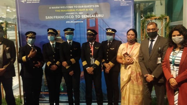 Tripulación de vuelo femenina opera el vuelo más largo de Air India