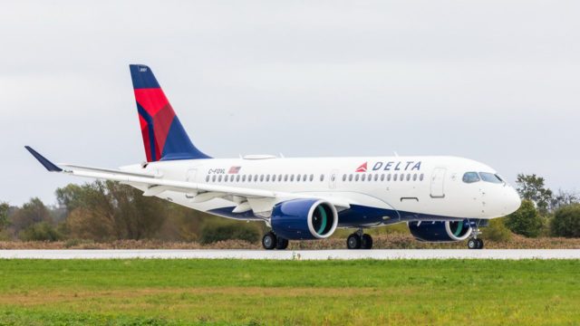 Delta recibe su primer Airbus A220
