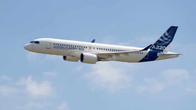 A220 obtiene certificación canadiense para ETOPS 180 minutos