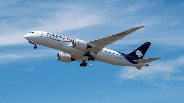 Aeroméxico incrementa frecuencia en rutas a Europa e incorpora B789