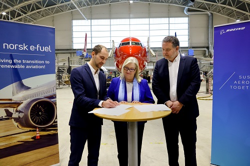 Boeing se asocia para aumentar producción de SAF