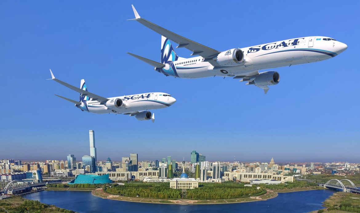 Boeing y SCAT Airlines acuerdan pedido de cinco 737 MAX