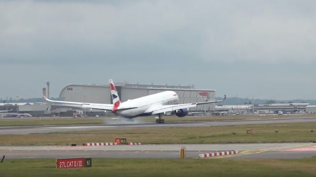 A350 de British Airways sufre «hard landing» en Israel