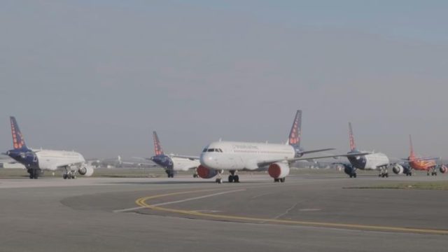 Brussels Airlines muestra la complejidad del mantenimiento de la flota en tierra