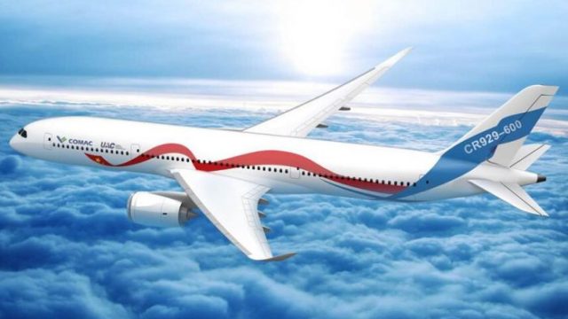 CRIAC establece fecha del primer vuelo del CR929-600
