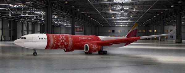Navidad a bordo de Iberia