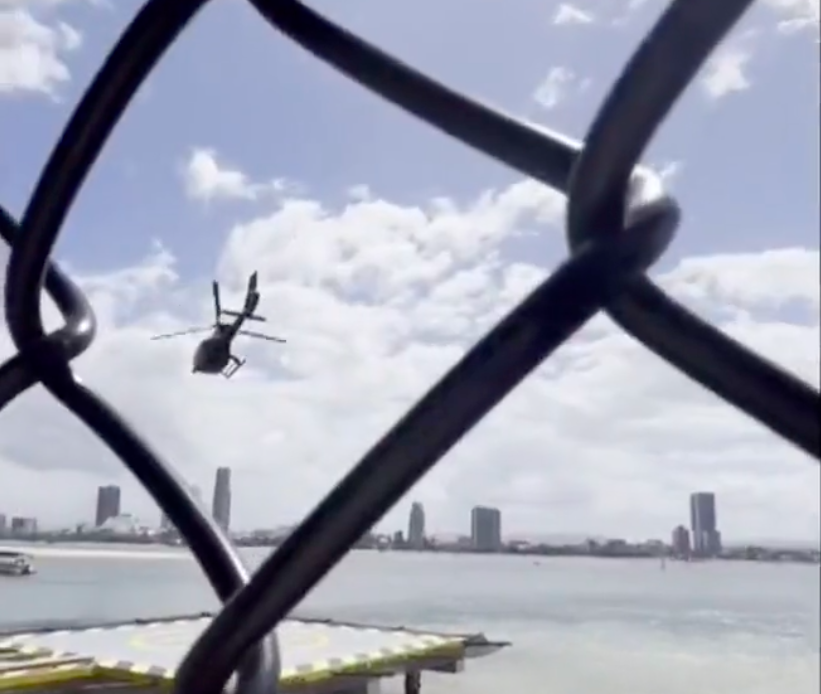Dos helicópteros chocan en pleno vuelo