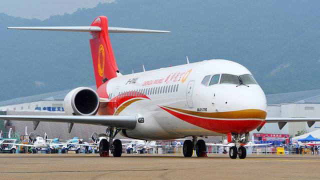 COMAC vende 300 aviones a HNA Group
