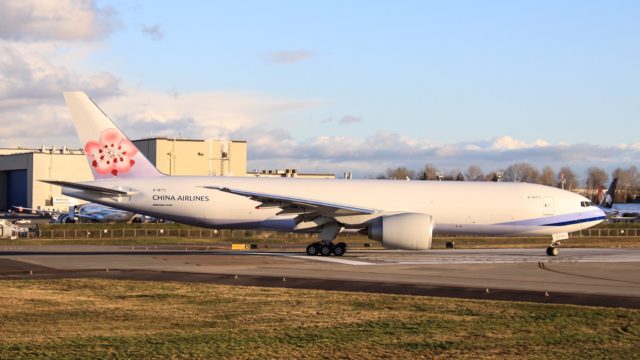 China Airlines recibe su primer Boeing 777F con una nueva librea