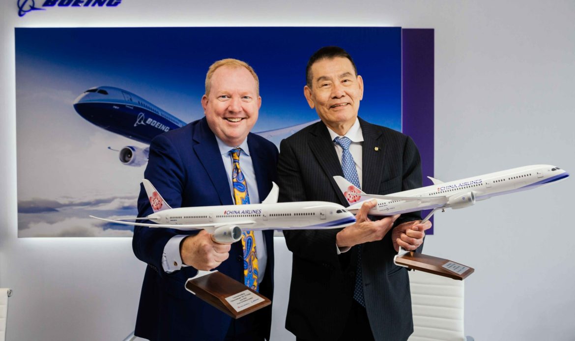 China Airlines finaliza pedido por 8 Boeing 787-9
