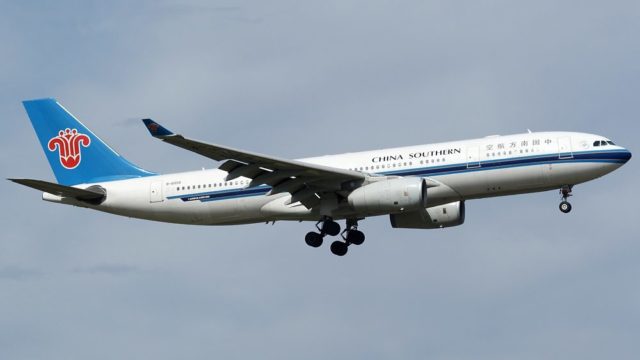 China Southern inicia operaciones entre Los Angeles y Sheynang
