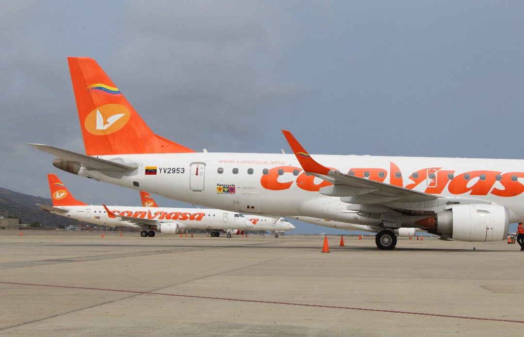 Embraer ERJ-190 de Conviasa sufre falla en el tren de aterrizaje