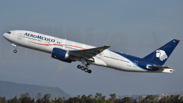 Adiós al B777 de Aeroméxico