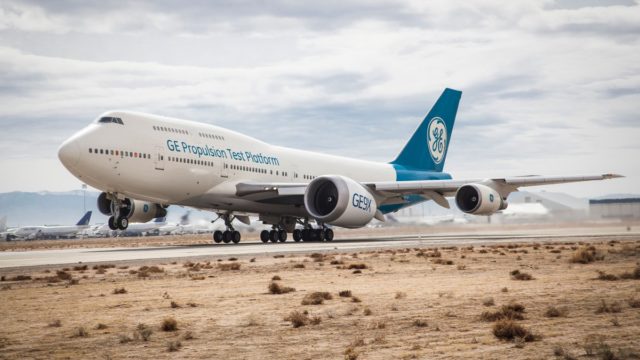 Motor GE9X vuela por primera vez