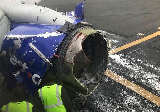NTSB encuentra grietas en álabe del vuelo 1380 de Southwest