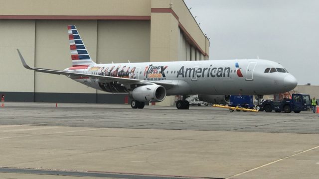American, Stand Up To Cancer y Marvel presentan A321 con imagen de Avengers: Infinity War