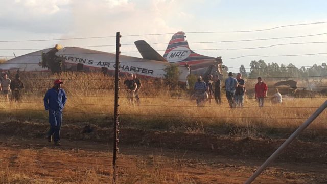 Se accidenta Convair en Sudáfrica