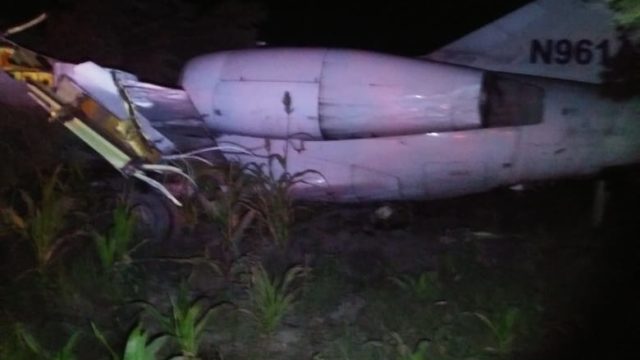 Falcon 20 aterriza de emergencia en San Luis Potosí