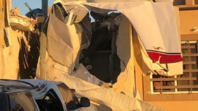 Cessna 206 cae sobre casa en Culiacán
