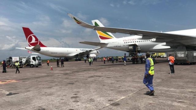 Colisionan en tierra dos aeronaves en el Congo
