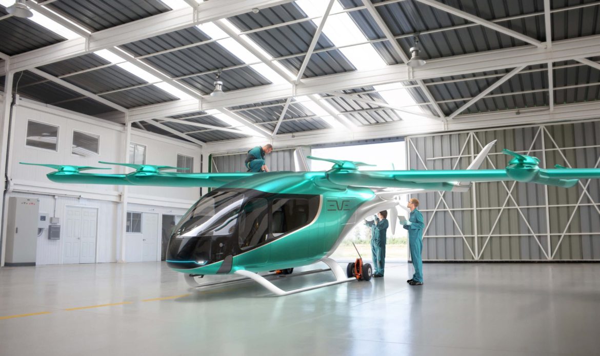EVE Air Mobility recibe financiamiento para desarrollar planta de producción de aeronaves