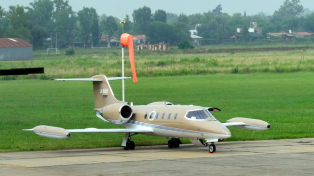 Se estrella Learjet 35 en Argentina
