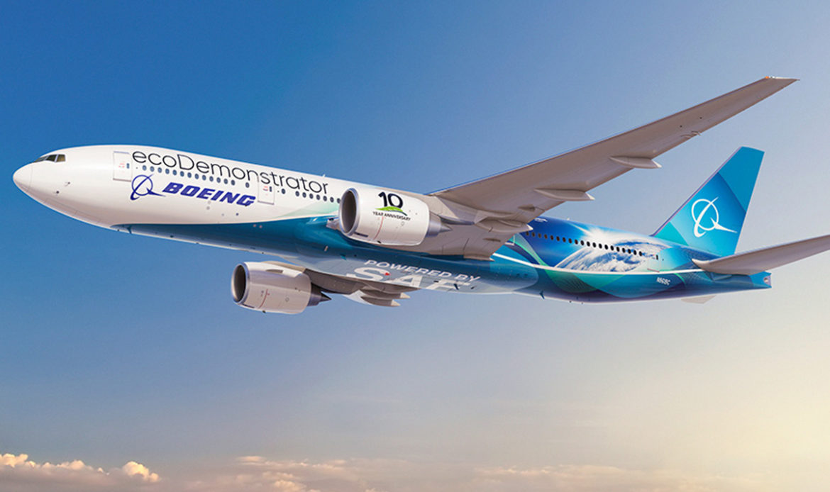 Boeing compra más de 9 millones de galones de SAF