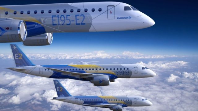 Familia E2 de Embraer recibe certificación Canadiense