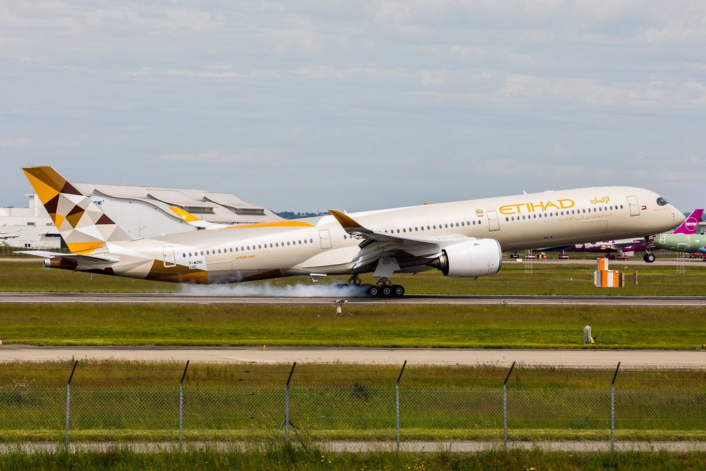Etihad inicia vuelos a Charlotte con Airbus A350