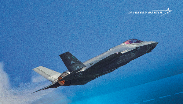 Demostración de vuelo del F35A en el Salón de Le Bourget 2017