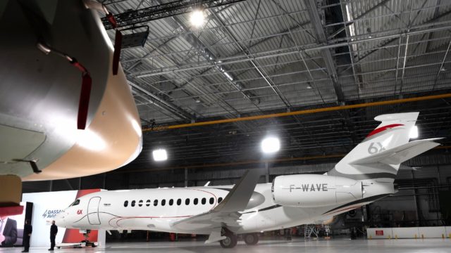 Falcon 6X en camino a realizar su primer vuelo