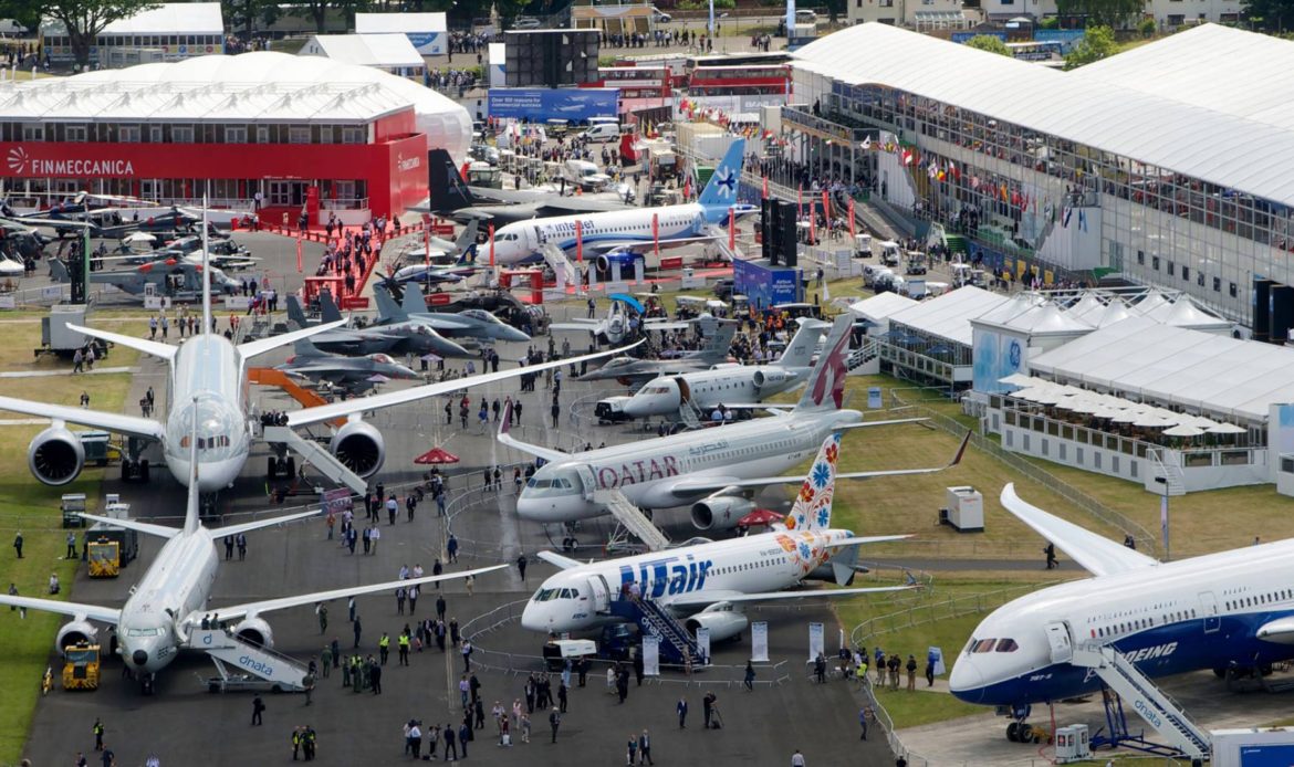 Estos son los pedidos que hasta el día de hoy tenemos registrados de Farnborough International Airshow 2022