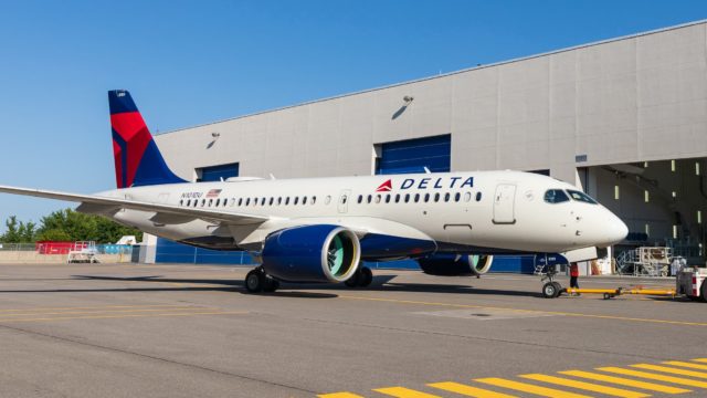 Flota de A220 de Delta se expande