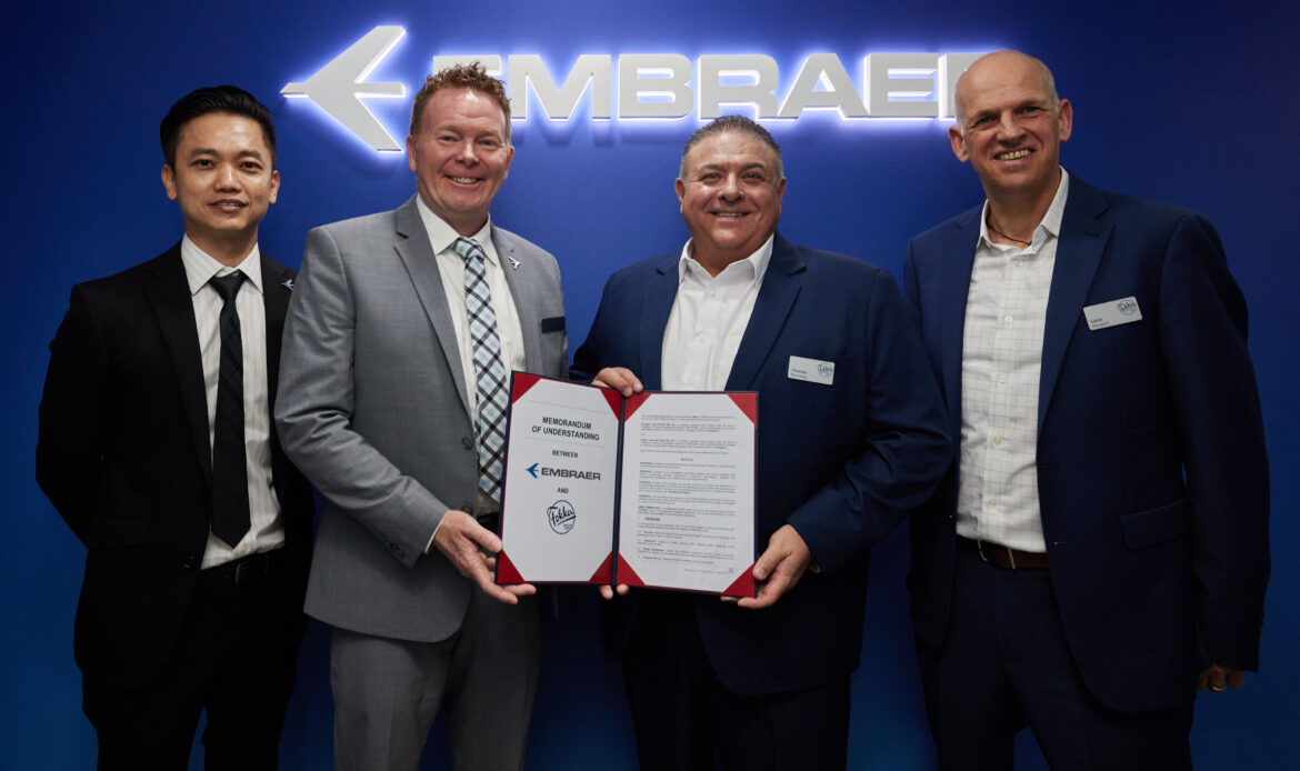 Fokker Services firma MoU para ser centro de servicio para familia E-Jets de Embraer