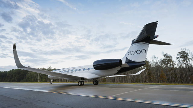 Gulfstream fortalece flota de prueba del G700